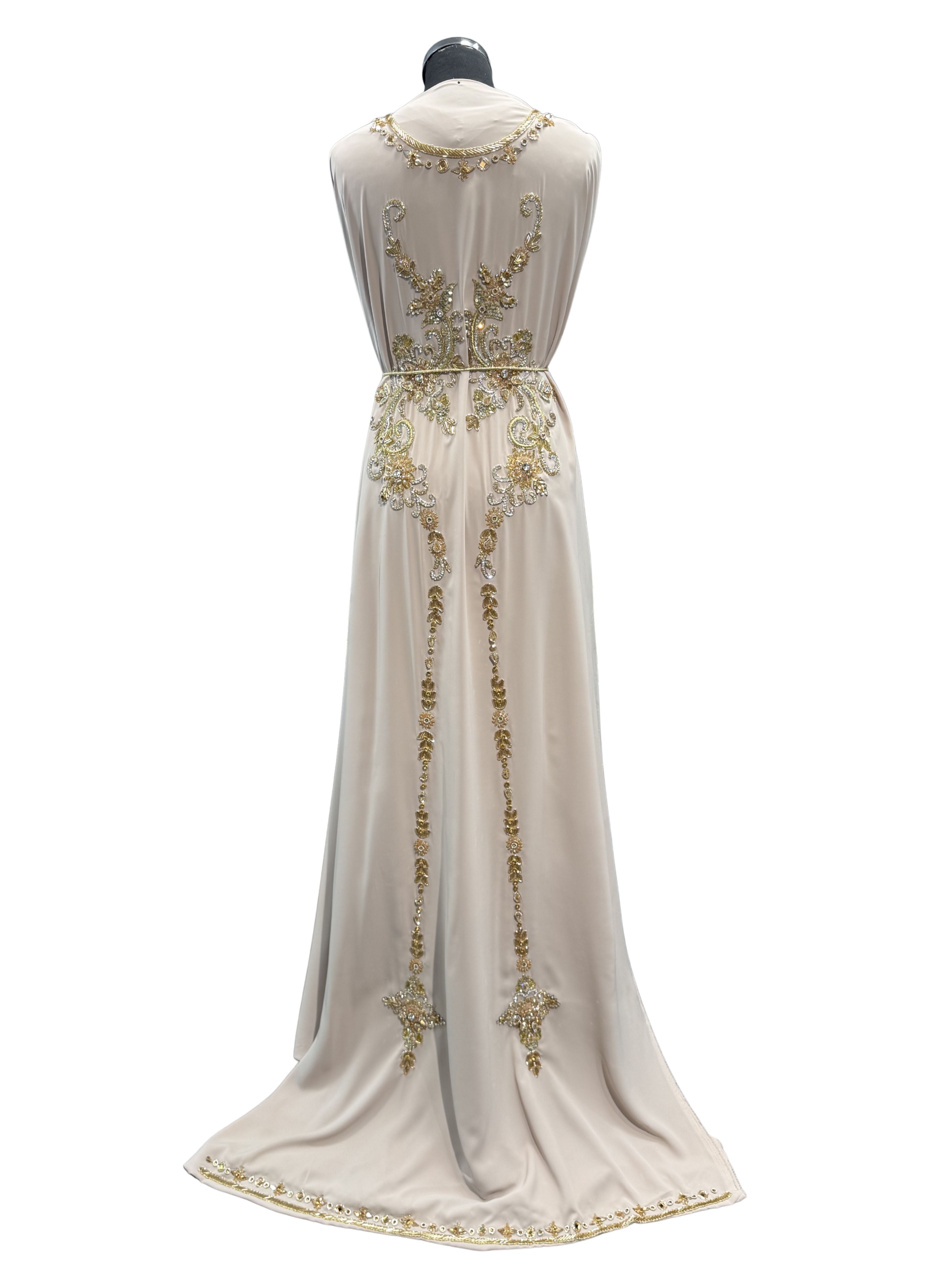 Caftan fabric beige