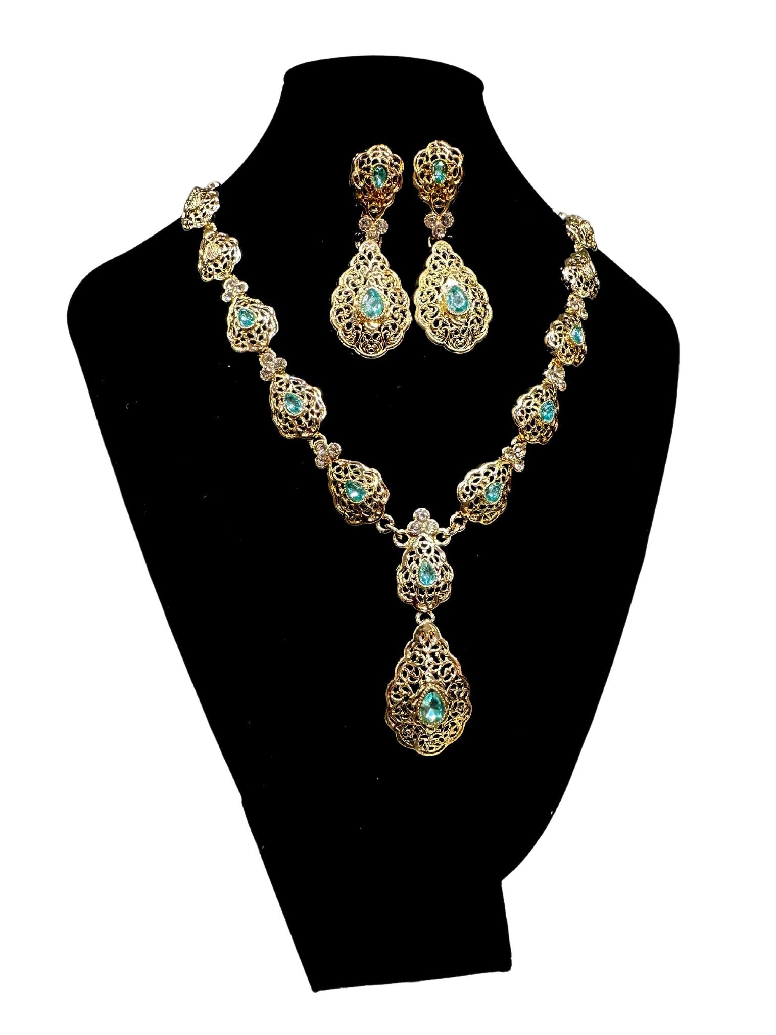 Necklace high quality and earrings