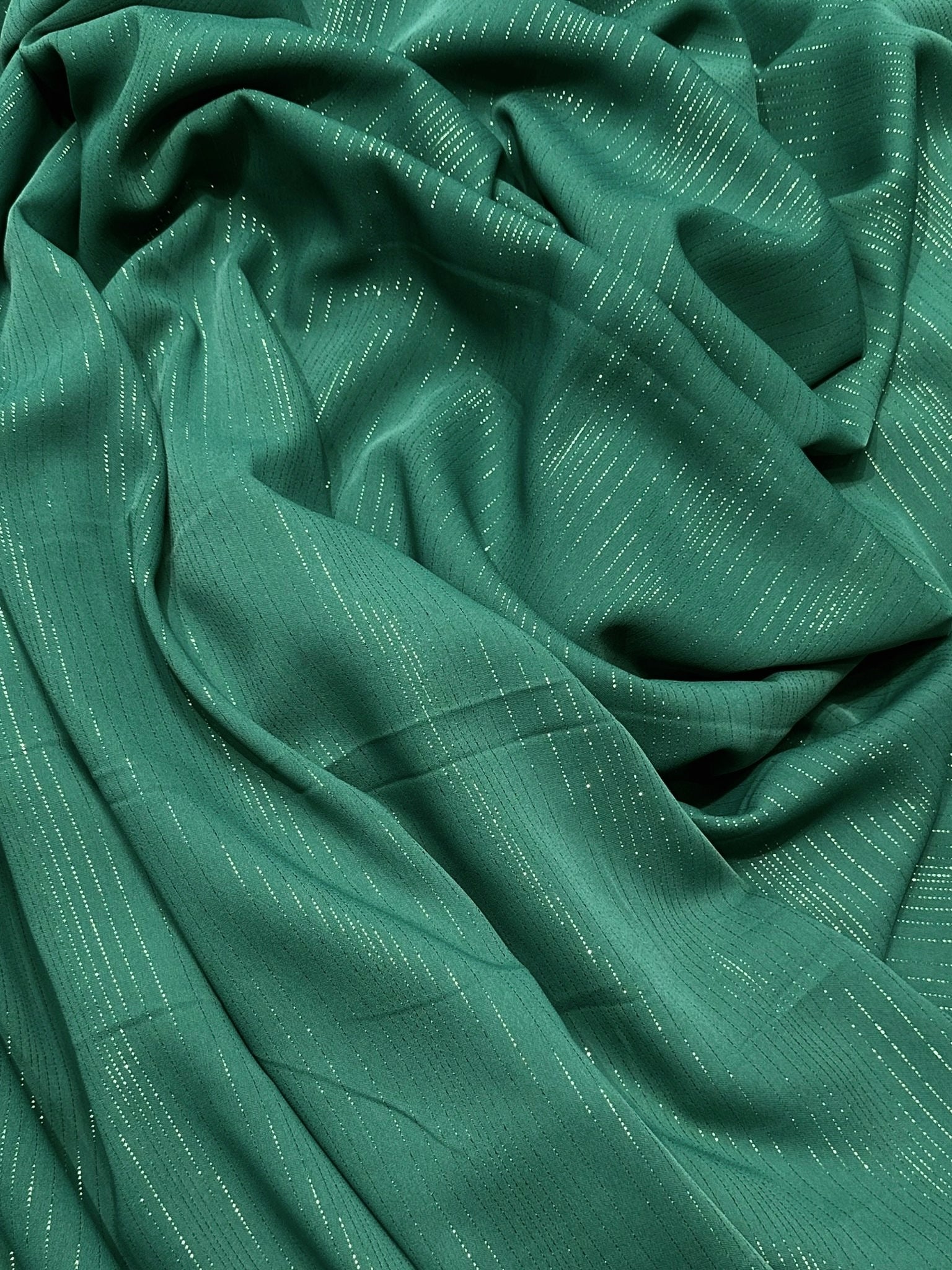Jellaba metallic fabric