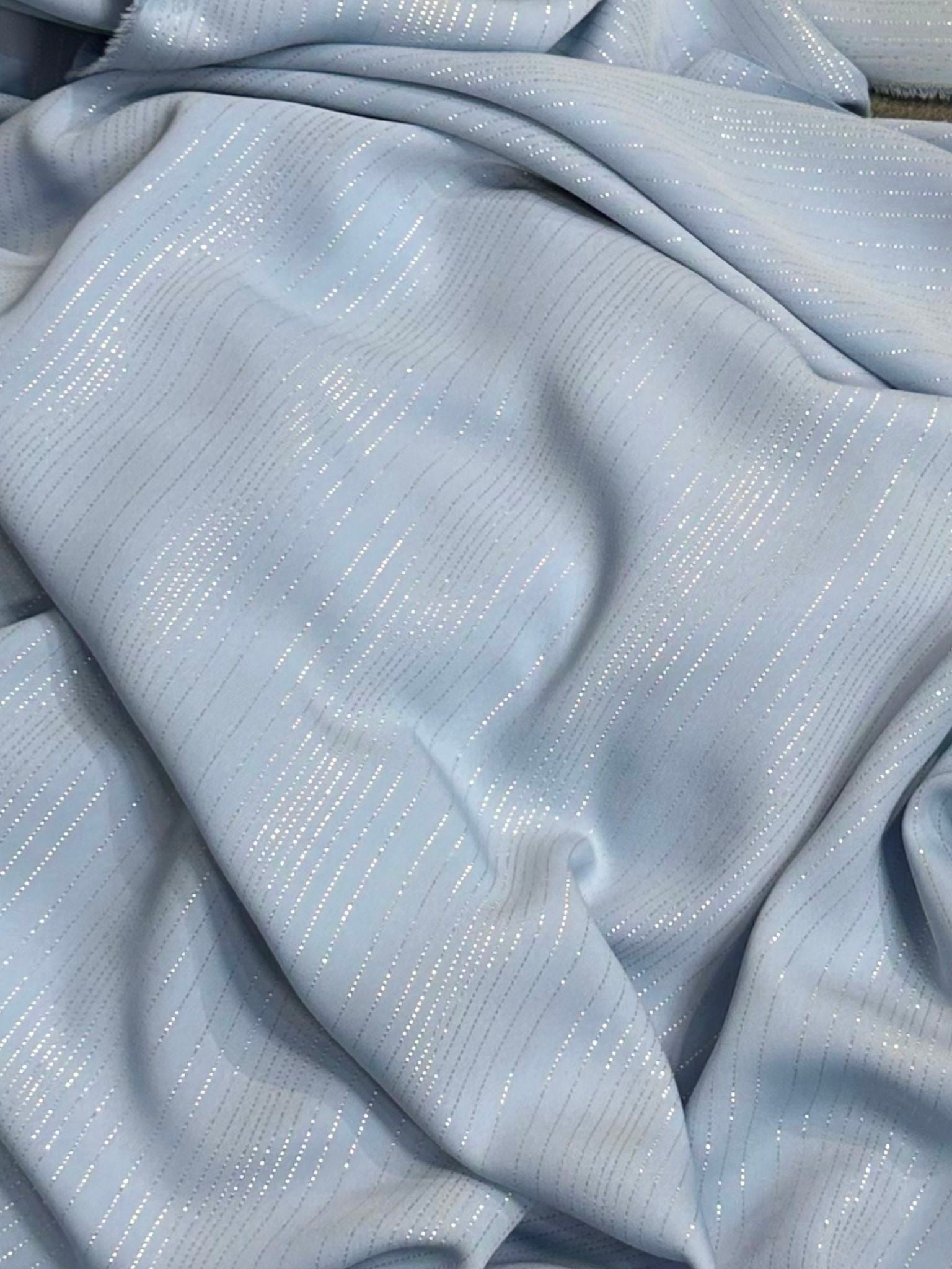 Jellaba metallic fabric