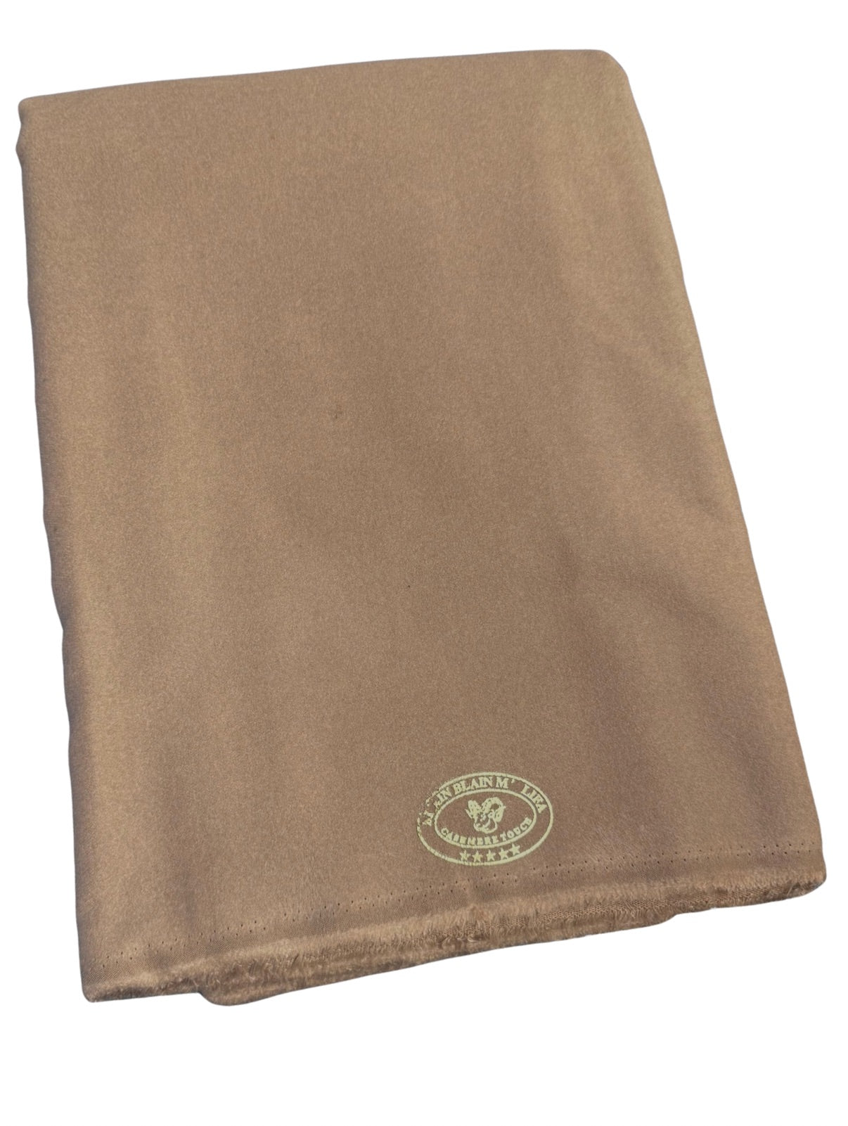 Donker beige mlifa blain blain stof geschikt voor Marokkaanse djellaba’s en traditionele kleding.