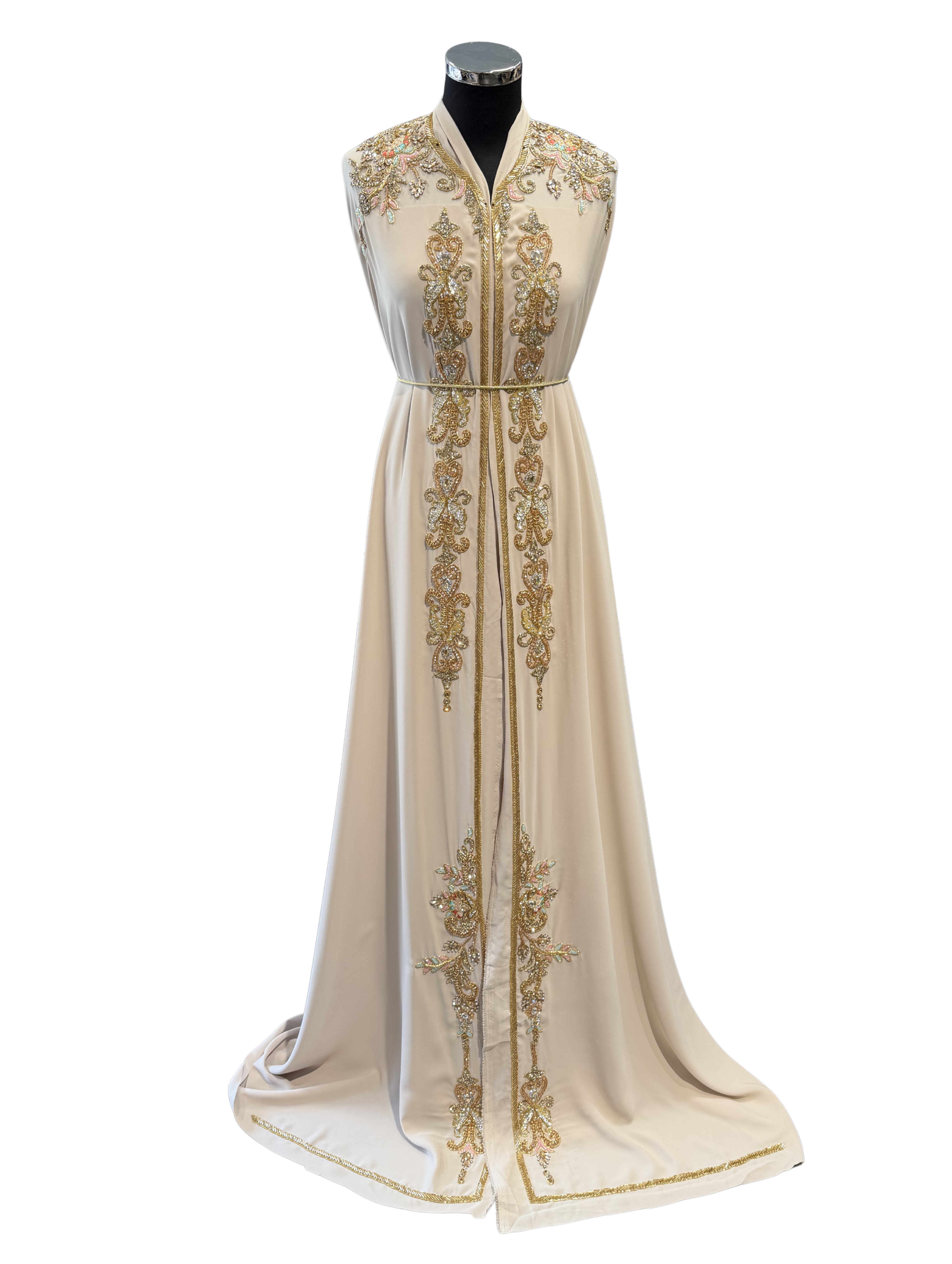 Caftan stof beige