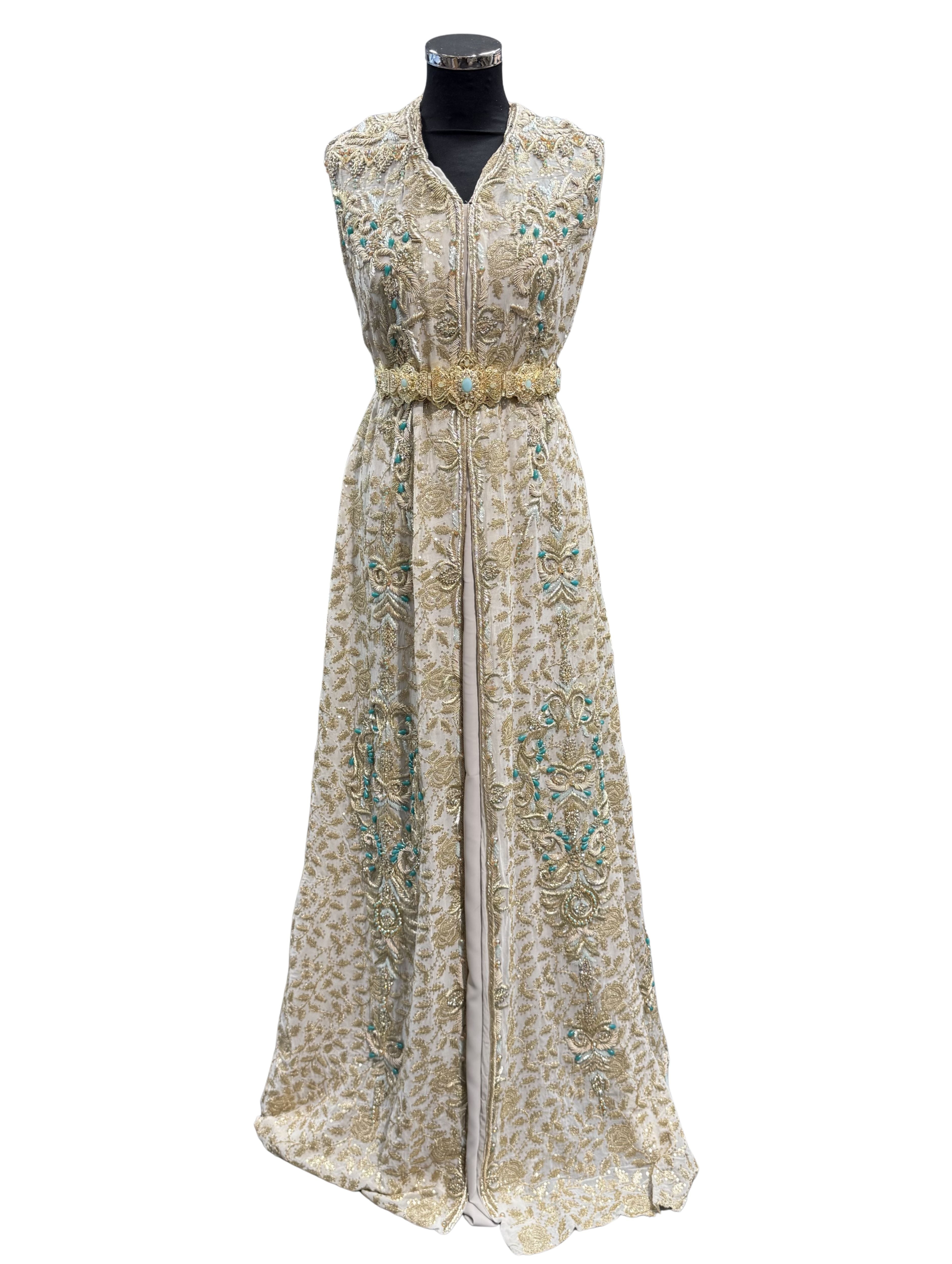 Caftan stof koel beige