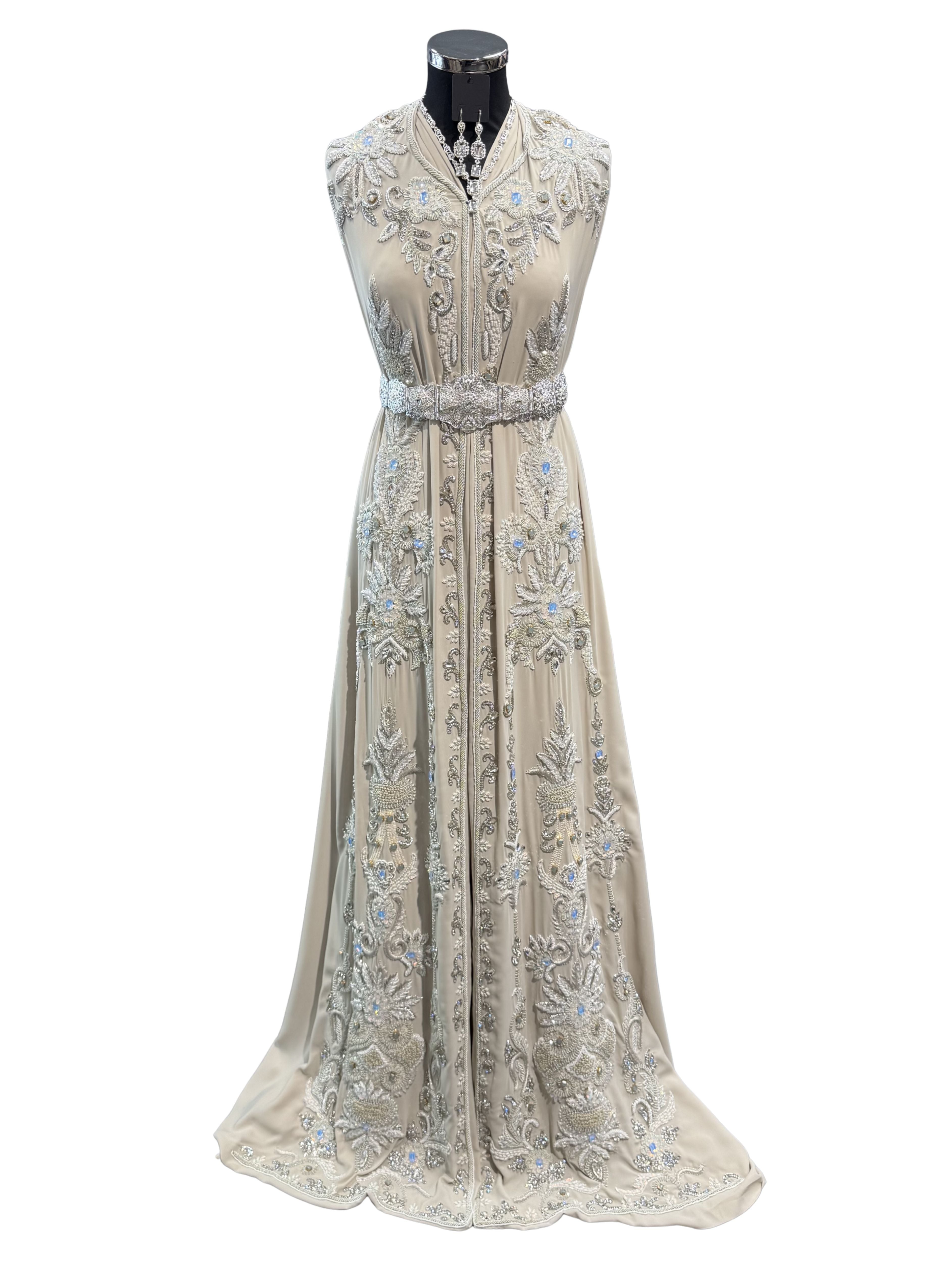 Caftan stof beige