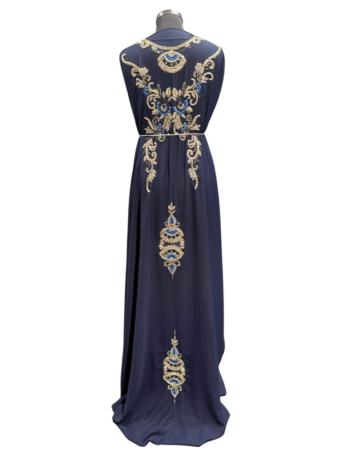 Caftan stof donkerblauw