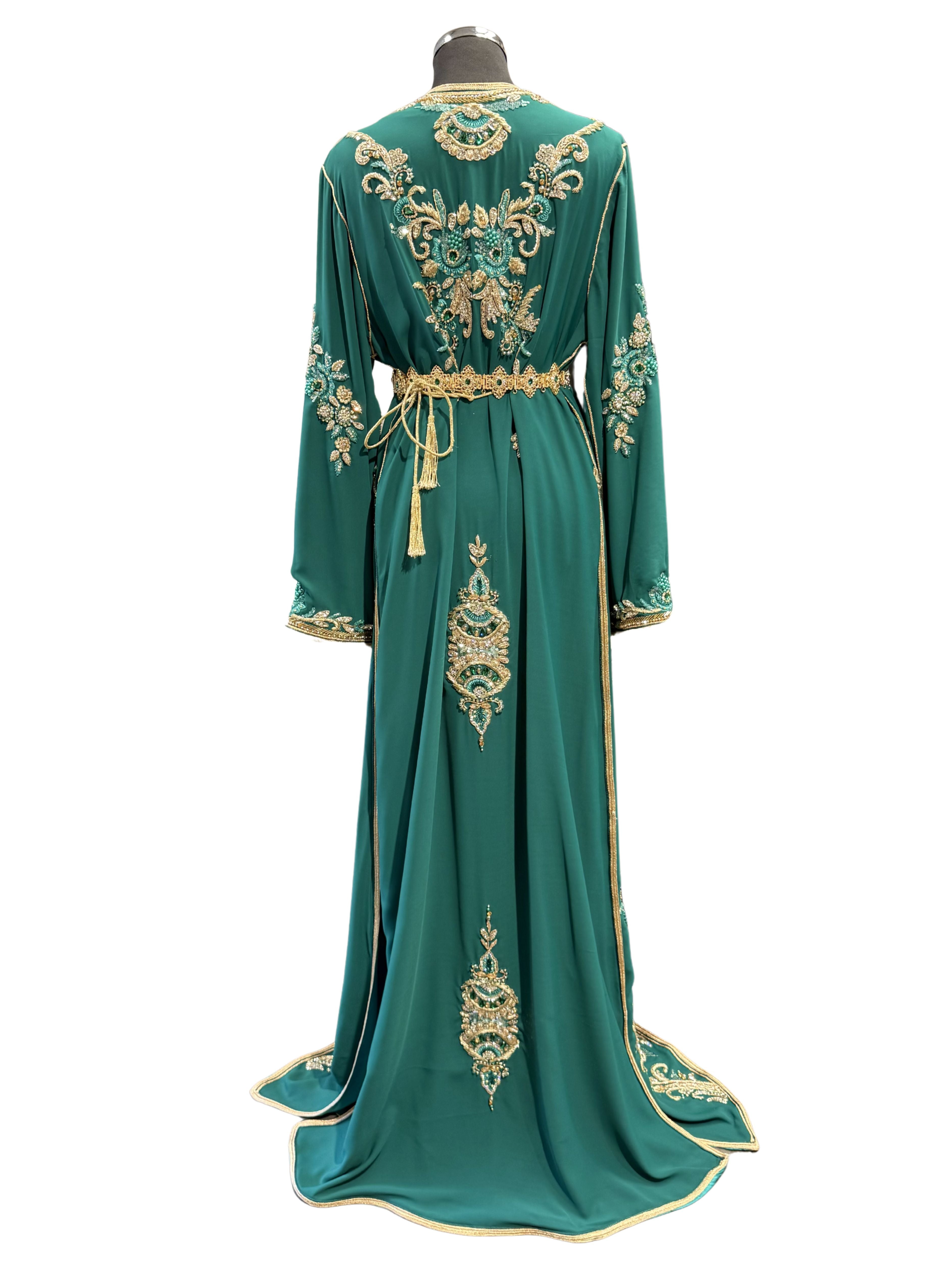 Takshita donkerturquoise