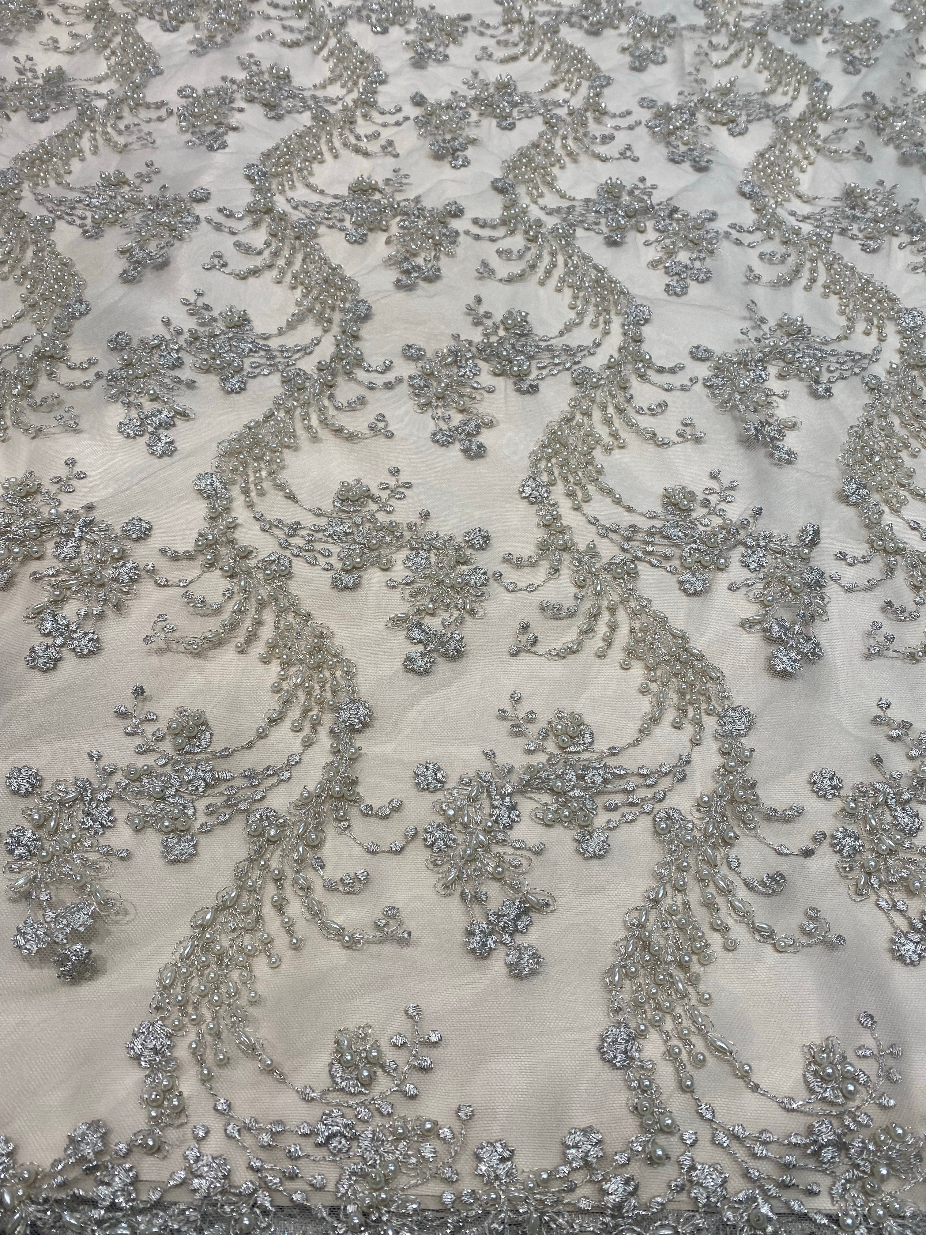 Lace fabric by the on sale yard